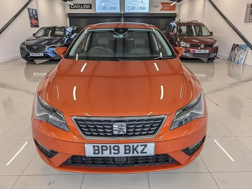 Used Seat Leon XCELLENCE Lux 2019 Orange Hatchback