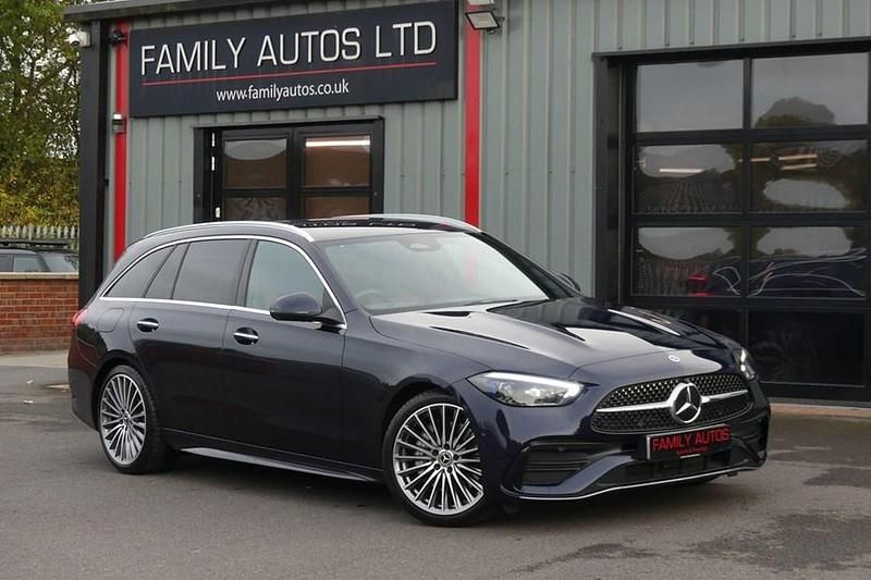 Blue Used 2022 Mercedes C200 AMG Line Premium Estate | £29,800 (Fair price) - Image 1/1