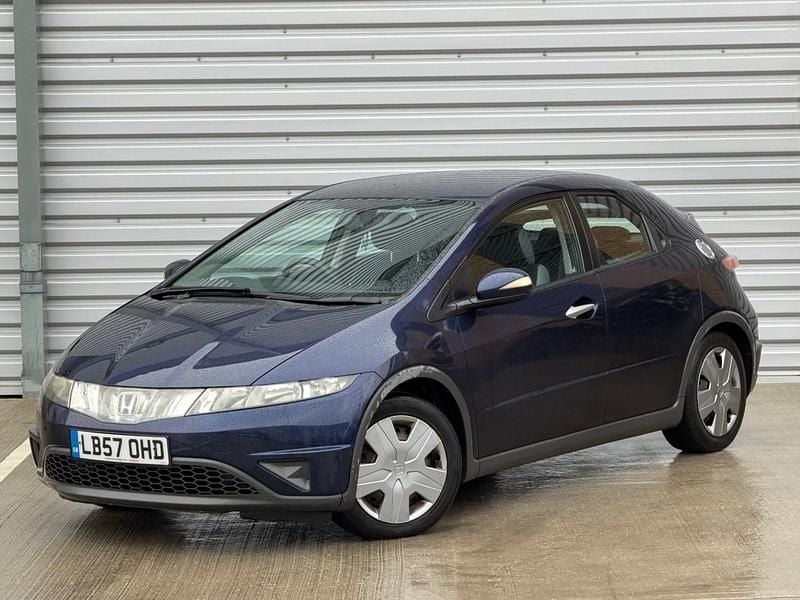 Used Honda Civic SE 2007 Blue Hatchback