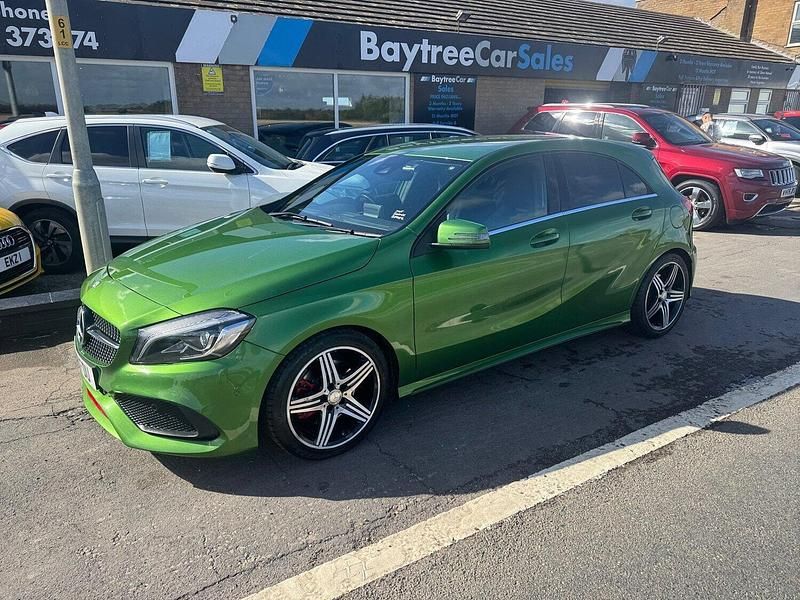 Used Mercedes A250 AMG 215 HP (158 kW) 2017 Green Hatchback
