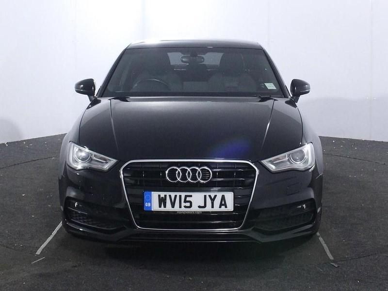 Used Audi A3 S-Line 150 HP (110 kW) 2015 Black Sedan