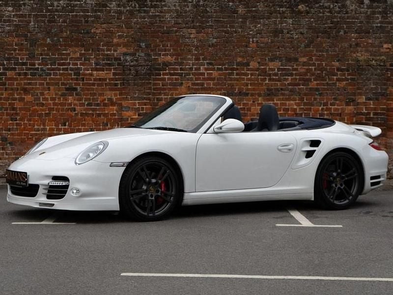 White Used 2009 Porsche 997 Turbo Cabriolet | £56,995 - Image 1/3