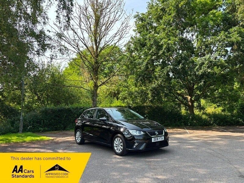 Black Used 2018 Seat Ibiza SE Hatchback | £9,495 (Fair price) - Image 1/3