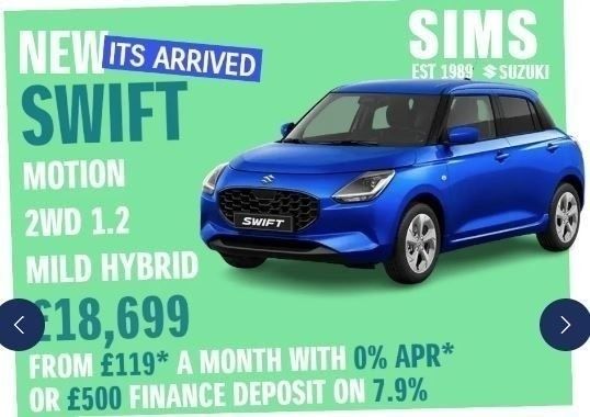 Orange New 2024 Suzuki Swift Hatchback | £19,699 - Image 1/1