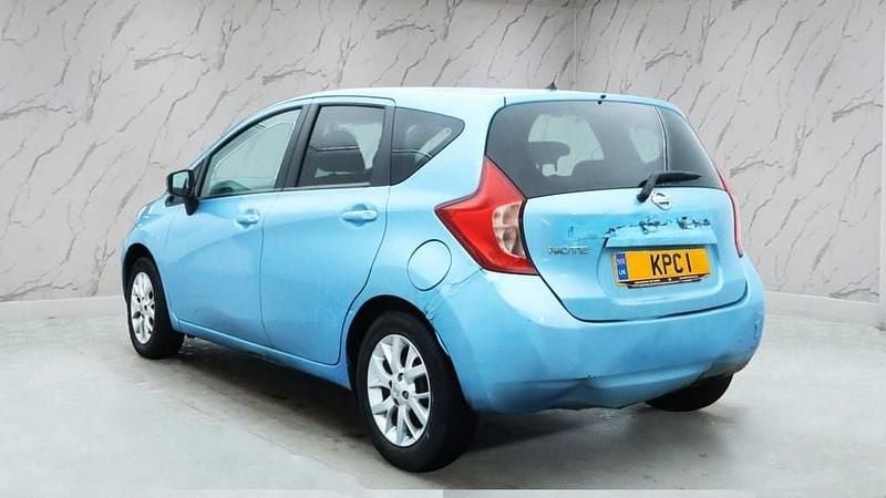 Used Nissan Note Acenta 80 HP (58 kW) 2014 Blue Hatchback