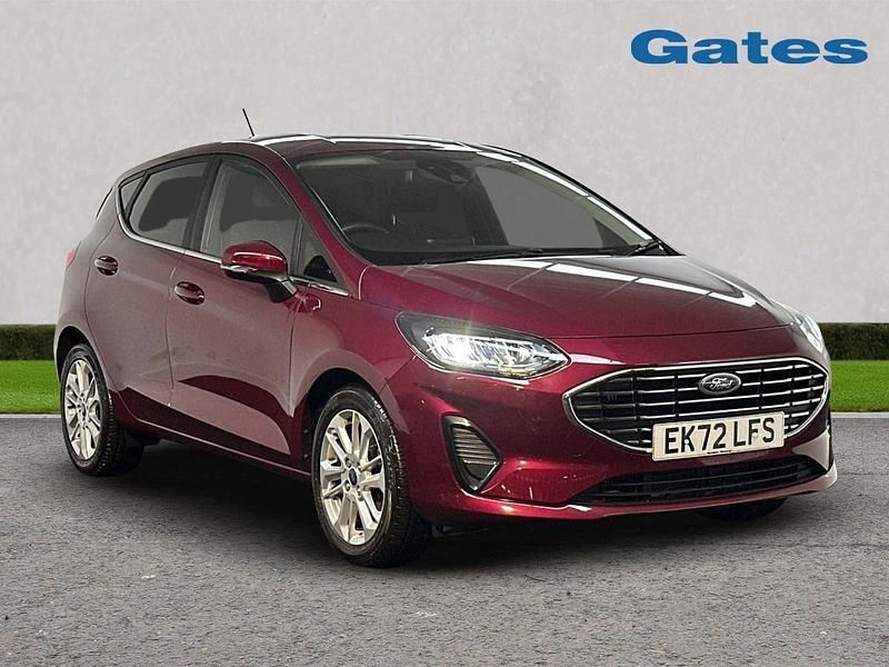 Red Used 2022 Ford Fiesta Titanium Hatchback | £13,499 (Fair price) - Image 1/4