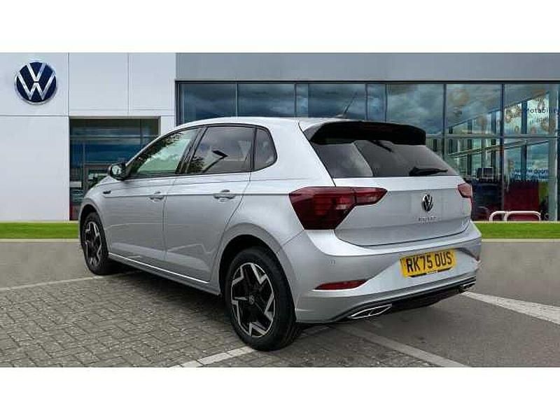 Used VW Polo R-line 95 HP (69 kW) 2025 Reflex silver metallic Hatchback