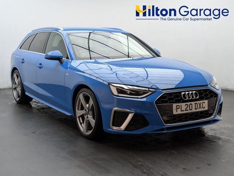 Blue Used 2020 Audi A4 S-Line Estate | £19,050 (Good price) - Image 1/4