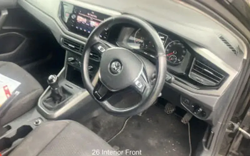 Used VW Polo SE 65 HP (47 kW) 2019 Black Hatchback