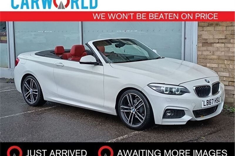 White Used 2017 BMW 218 M Sport Cabriolet | £13,990 (Fair price) - Image 1/3