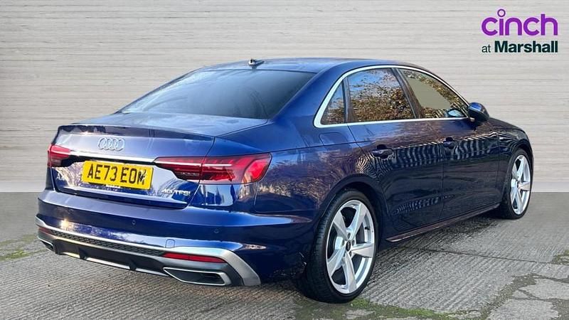 Used Audi A4 S-Line 204 HP (150 kW) 2023 Blue Sedan