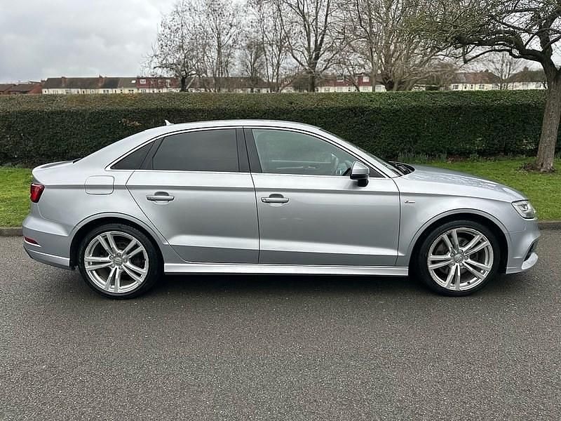Used Audi A3 S-Line 190 HP (139 kW) 2017 Silver Sedan
