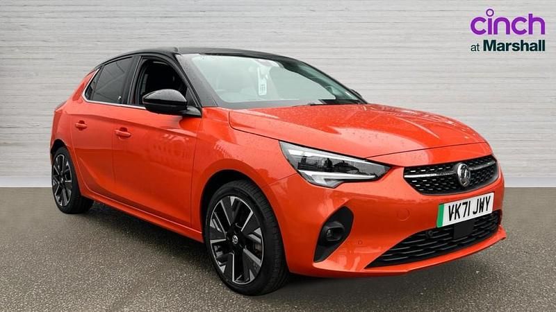Used Vauxhall Corsa-e Elite 100 kW (136 HP) 2021 Orange Hatchback