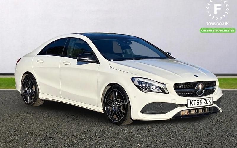 White Used 2017 Mercedes CLA220 AMG line Sedan | £15,699 (Fair price) - Image 1/4