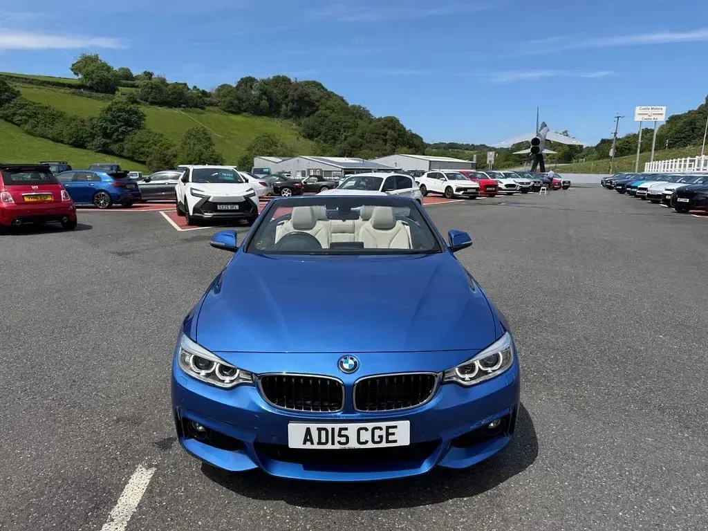Used BMW 435 M Sport 313 HP (230 kW) 2015 Blue Cabriolet