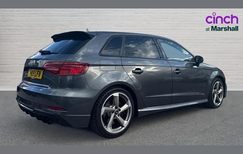 Used Audi S3 Sportback Black Edition 306 HP (225 kW) 2018 Grey Hatchback