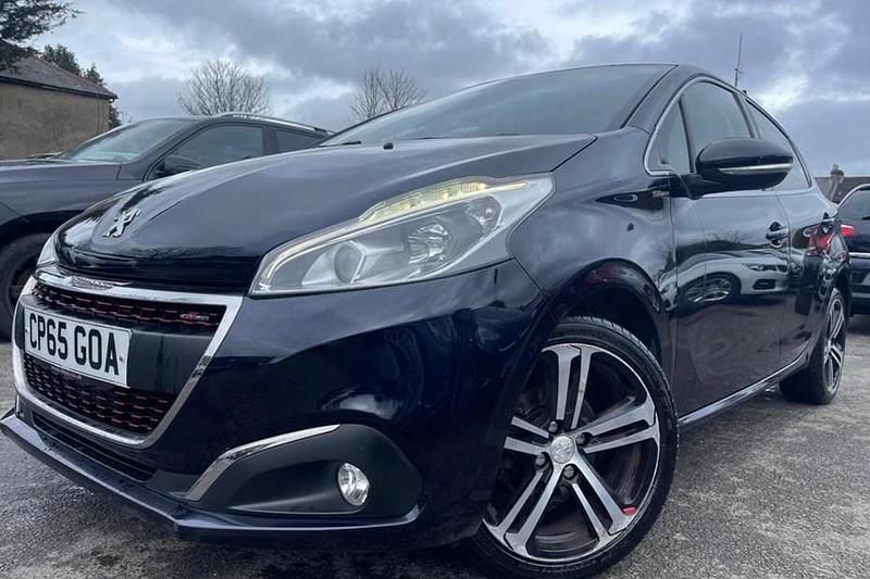 Used Peugeot 208 GT-line 110 HP (80 kW) 2015 Blue Hatchback
