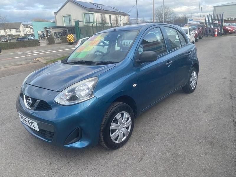Used Nissan Micra Visia 2016 Blue Hatchback
