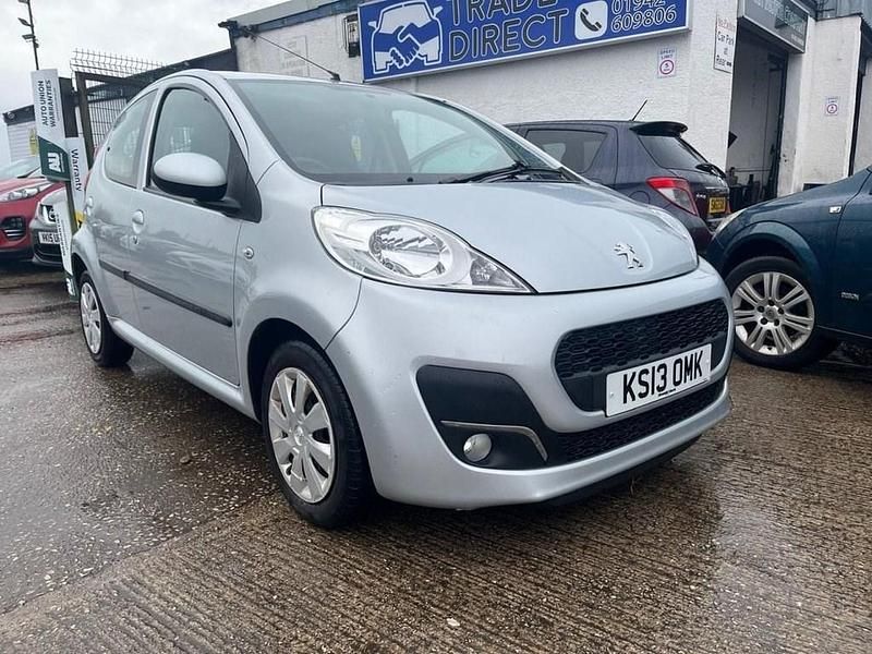 Silver Used 2013 Peugeot 107 Active Hatchback | £3,995 (Fair price) - Image 1/4