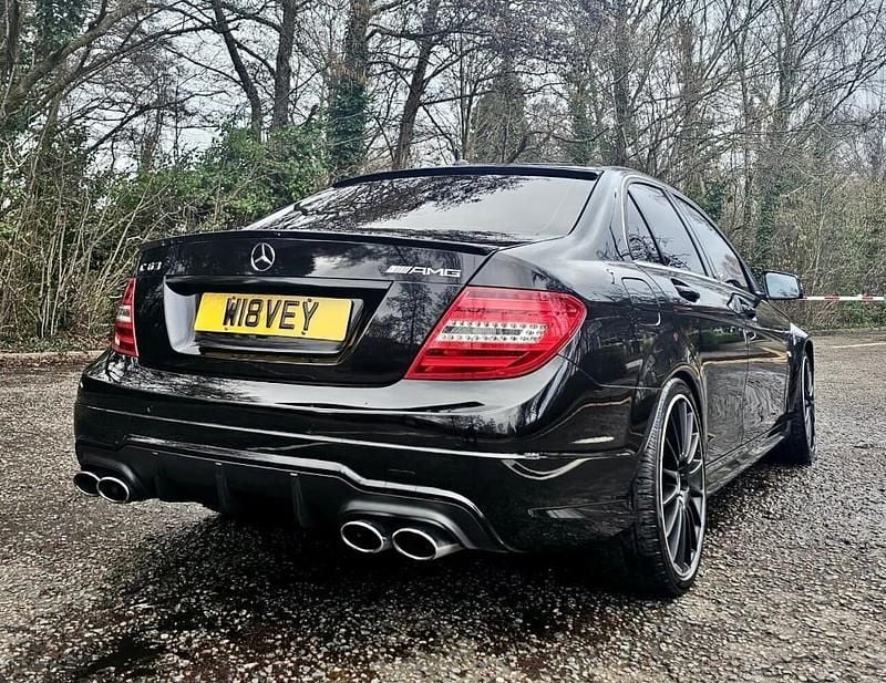 Used Mercedes C63 AMG 2012 Black Sedan