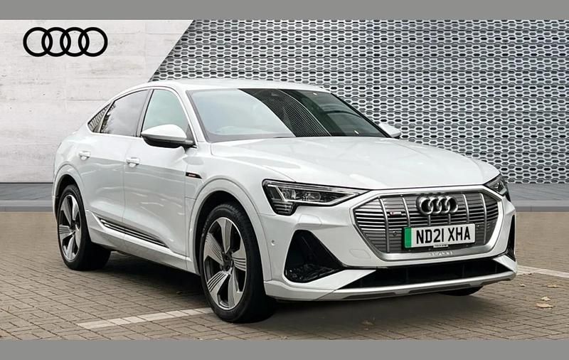 White Used 2021 Audi e-tron Sportback S-Line SUV | £25,091 (Super price) - Image 1/4