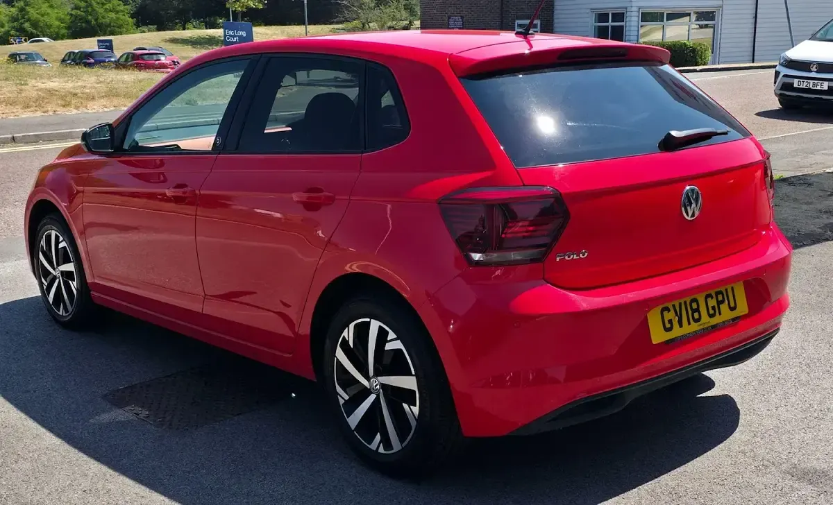 Used VW Polo Beats 65 HP (47 kW) 2018 Red Hatchback