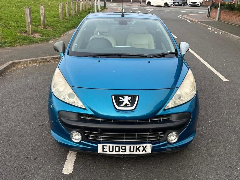 Used Peugeot 207 GTi 120 HP (88 kW) 2009 Blue Cabriolet