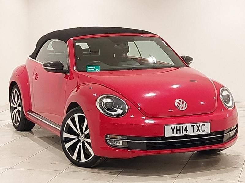 Red Used 2014 VW Beetle Sportline Cabriolet | £11,498 (Fair price) - Image 1/4