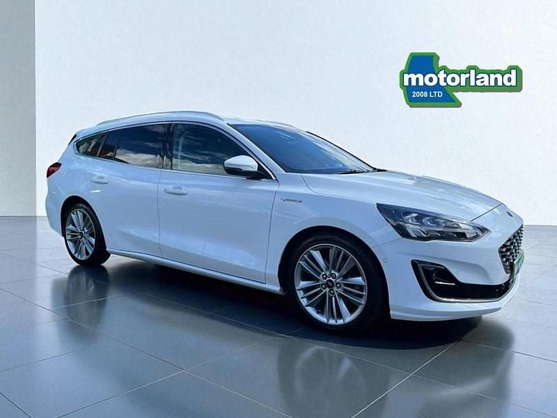 White Used 2019 Ford Focus Vignale Estate | £12,999 (A bit pricey) - Image 1/3