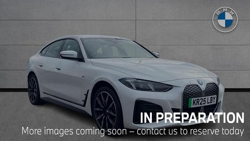 White Used 2025 BMW i4 M Sport Sedan | £37,559 (Good price) - Image 1/4