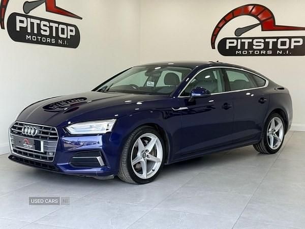 Used Audi A5 Sport 190 HP (139 kW) 2019 Blue Coupe