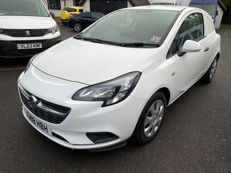 White Used 2018 Vauxhall Corsa Van | £4,850 (Good price) - Image 1/4