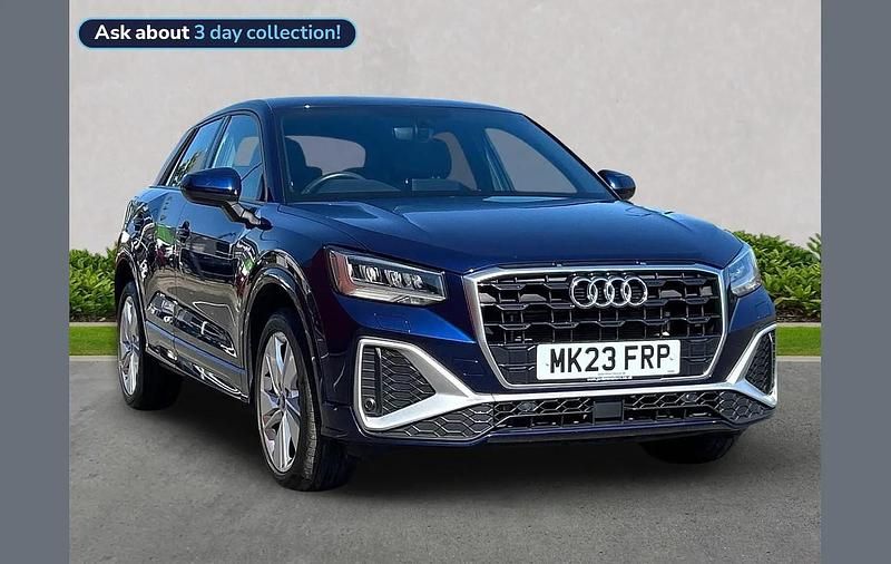 Begagnad Audi Q2 S-Line 147 HK (108 kW) 2023 Blå SUV