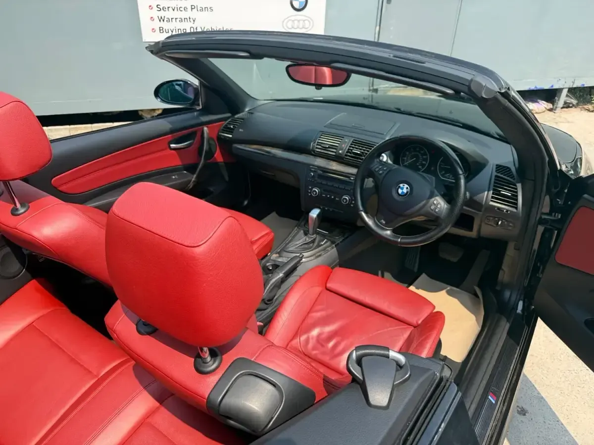 Used BMW 120 Cabriolet M Sport 2008 Black Cabriolet