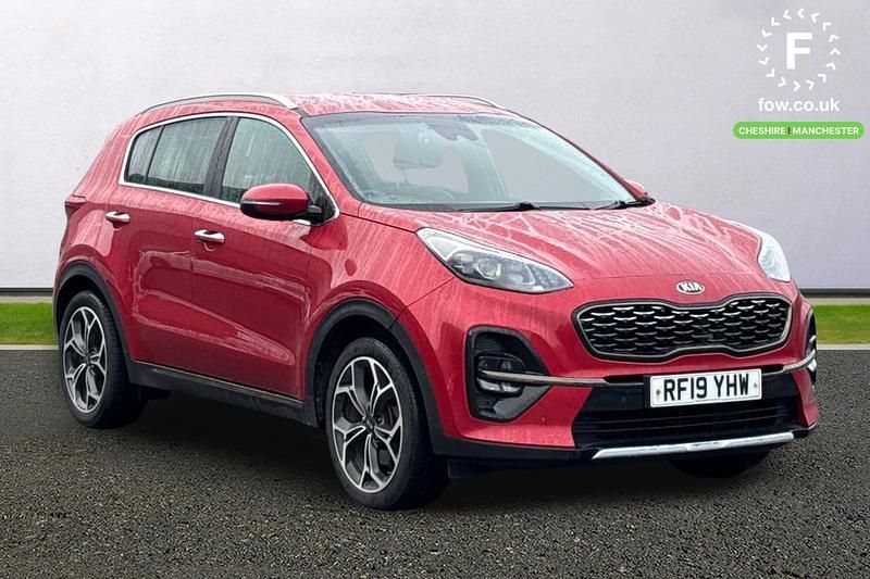 Used Kia Sportage GT-Line 136 HP (100 kW) 2019 Red SUV