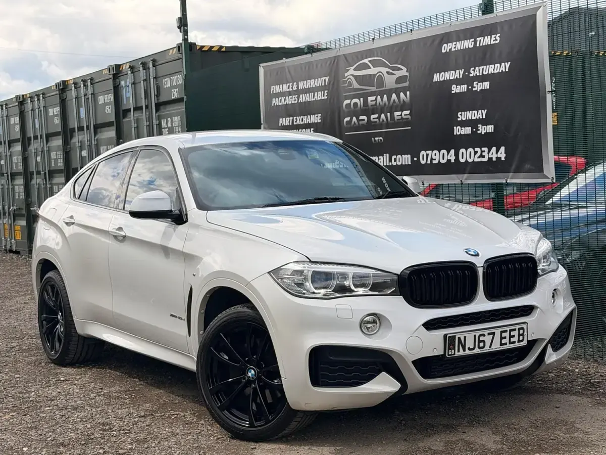 Used BMW X6 M Sport 2017 White SUV
