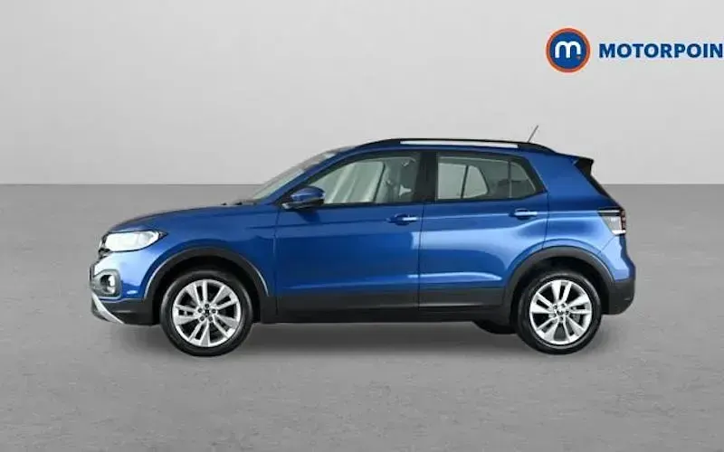 Used VW T-Cross SE 110 HP (80 kW) 2022 Blue SUV