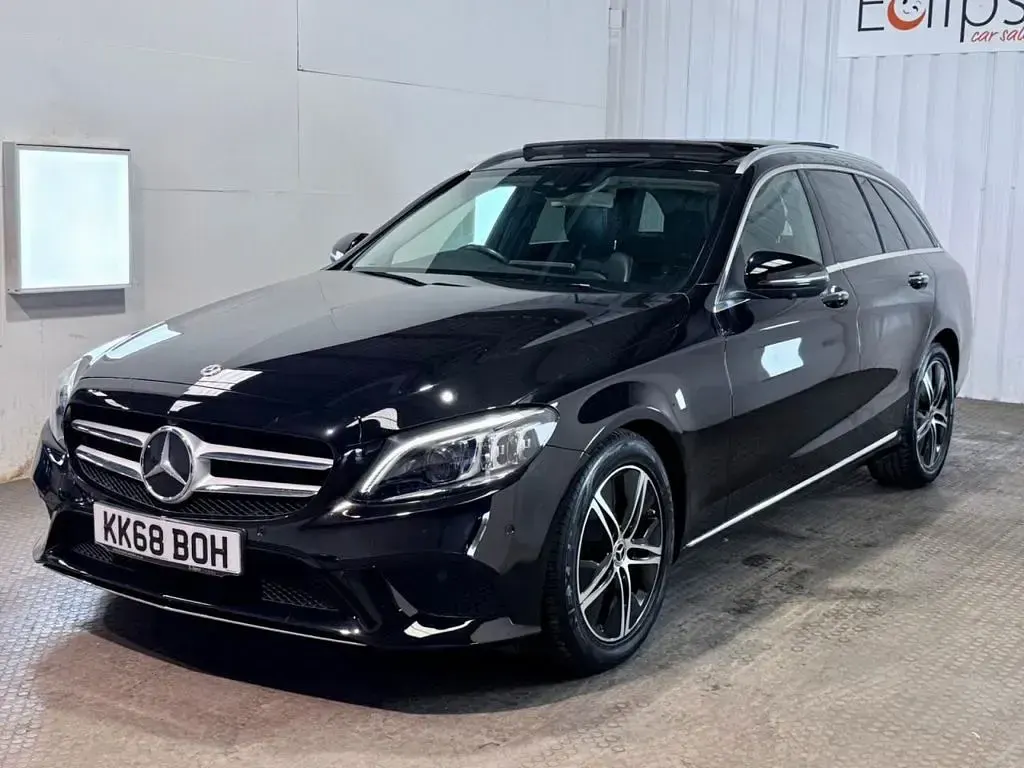Used Mercedes C220 Premium Plus 2019 Black Estate