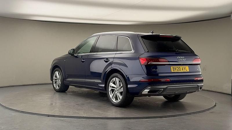 Used Audi Q7 S-Line 286 HP (210 kW) 2019 Blue SUV