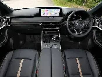 New Mazda CX-80 Homura-Line 254 HP (186 kW) 2026 Rhodium white SUV