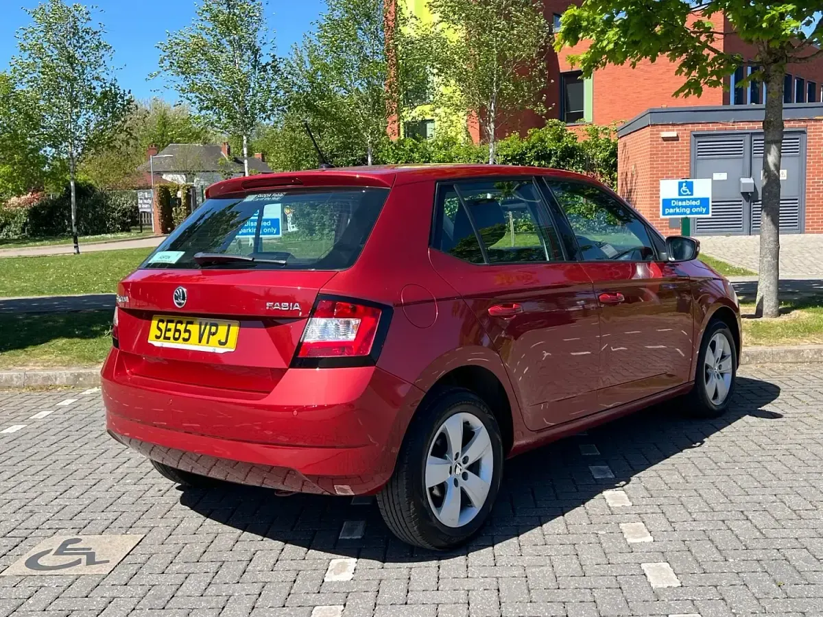 Used Skoda Fabia SE 2016 Red Hatchback