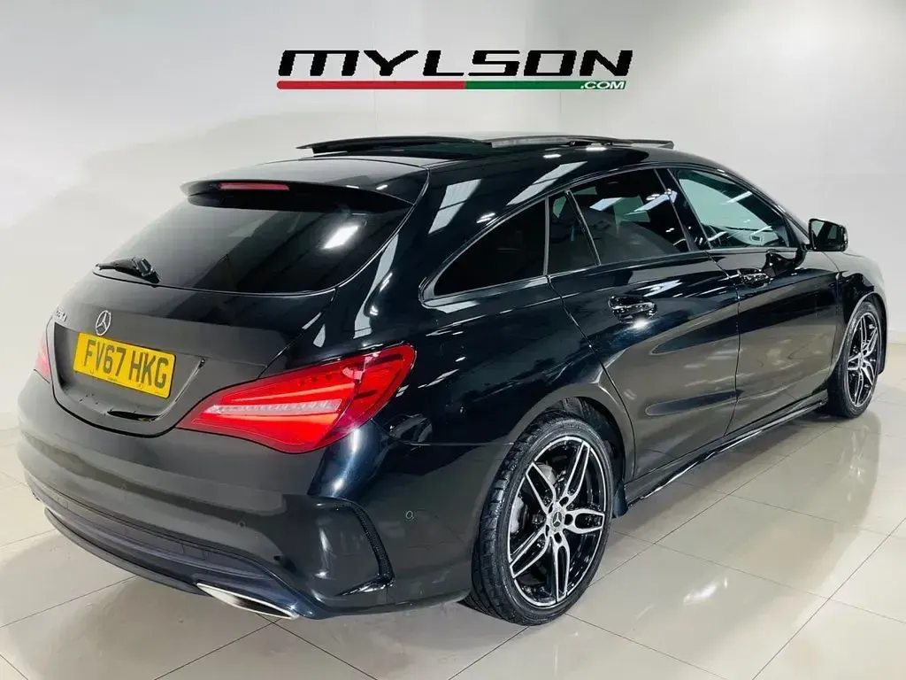 Used Mercedes CLA220 AMG line 177 HP (130 kW) 2017 Black Coupe