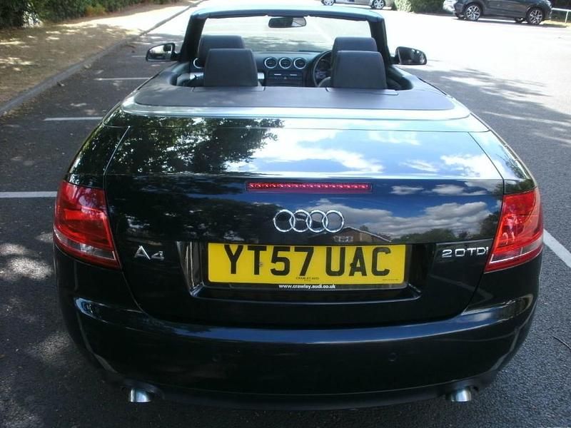 Begagnad Audi A4 Cabriolet S-Line 140 HK (102 kW) 2007 Svart Cab