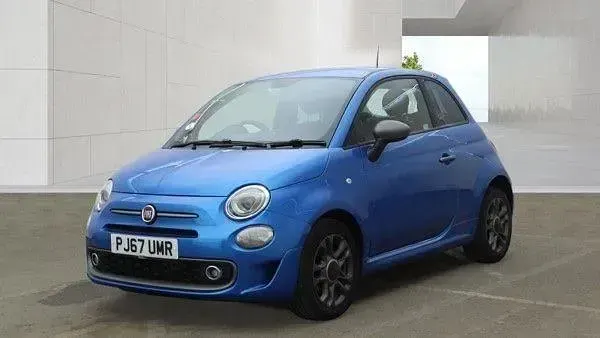 Used Fiat 500 S 69 HP (50 kW) 2017 Blue Hatchback