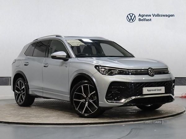 Silver Used 2025 VW Tiguan R-line SUV | £36,750 (Expensive) - Image 1/4