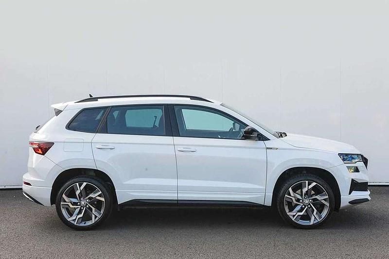 Used Skoda Karoq SportLine 150 HP (110 kW) 2024 Moon white metallic SUV