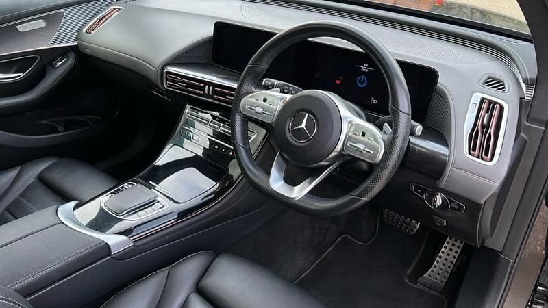 Used Mercedes EQC400 AMG Line Premium 300 kW (408 HP) 2023 Obsidian black metallic SUV