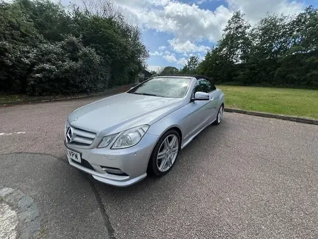 Used Mercedes E200 2012 Silver Cabriolet