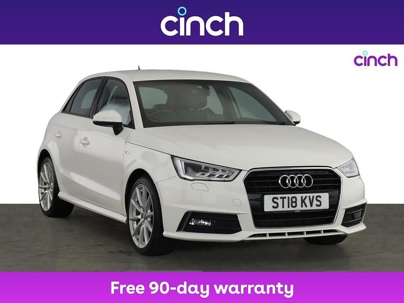 White Used 2018 Audi A1 S-Line Hatchback | £12,599 (Fair price) - Image 1/3