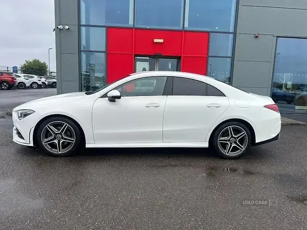 Used Mercedes CLA180 AMG Line Premium 136 HP (100 kW) 2020 White Coupe